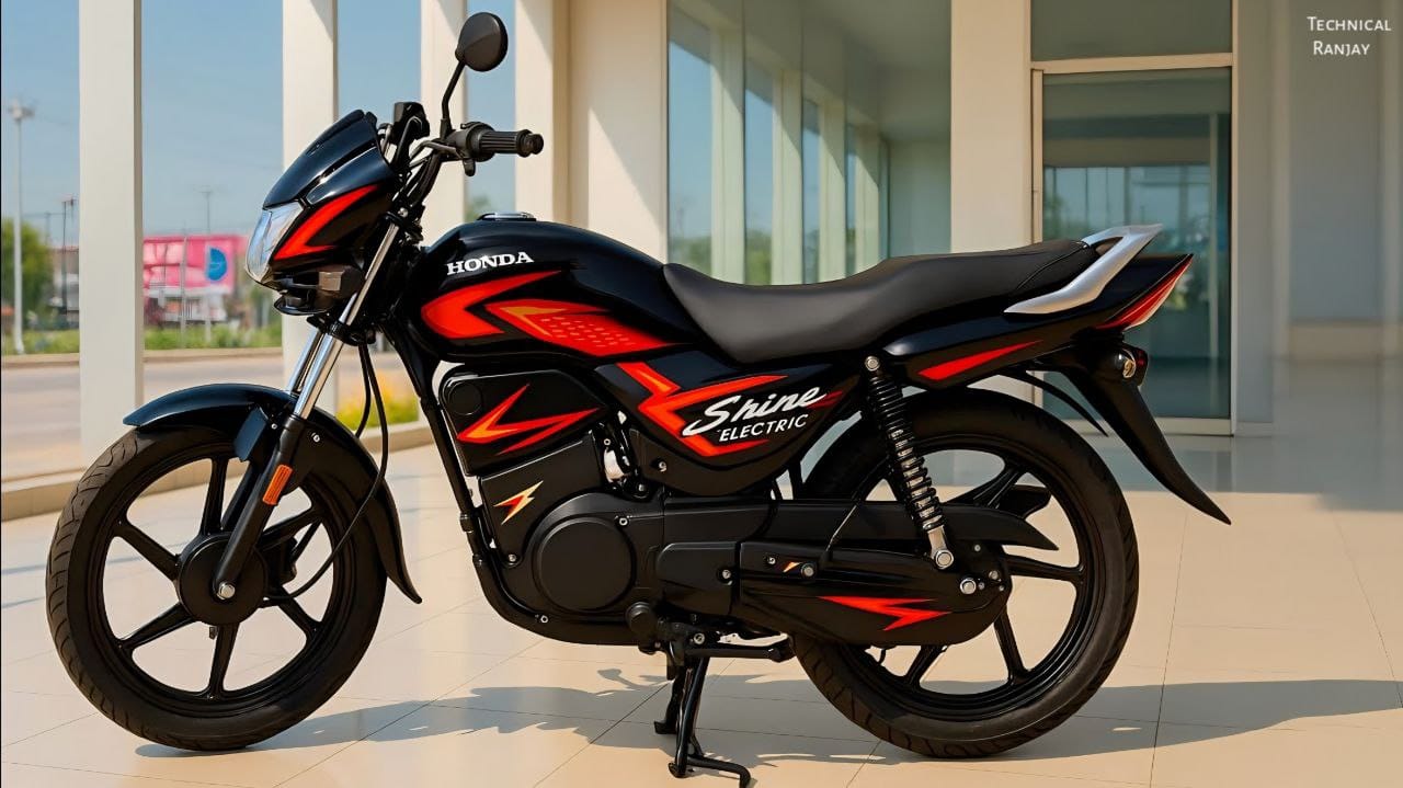 Honda Shine Electric Bike: होंडा का इलेक्ट्रिक बाइक हुआ लॉन्च। 1 बार चार्ज करने पर 300KM चलेगा, कम कीमत पर खरीदे