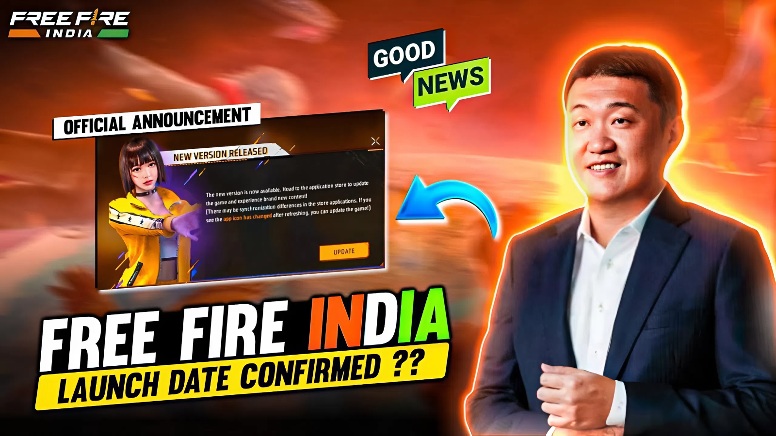 Free Fire India Launch Date Confirm: लो आ गया खुशखबरी। फ्री फायर इंडिया अगस्त में होगा लॉन्च, पूरी खबर पढ़े